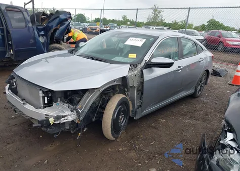 2019 Honda Civic Ex-L from USA, damaged, VIN 19XFC1F70KE000277